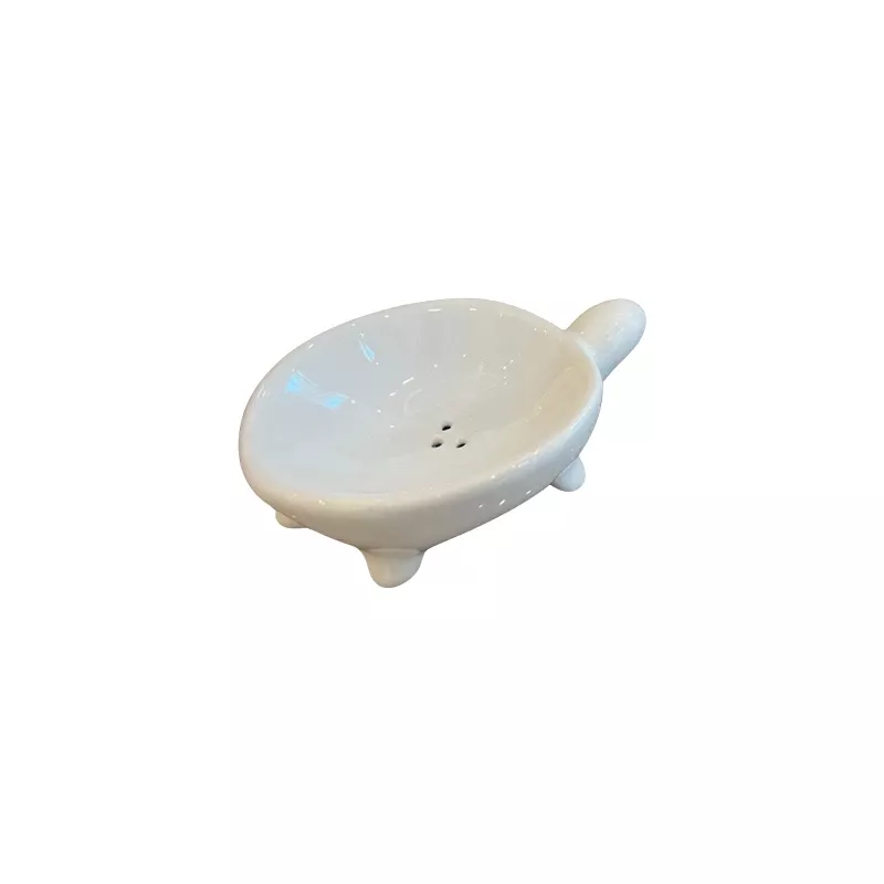 White Turtle Soap Dish
