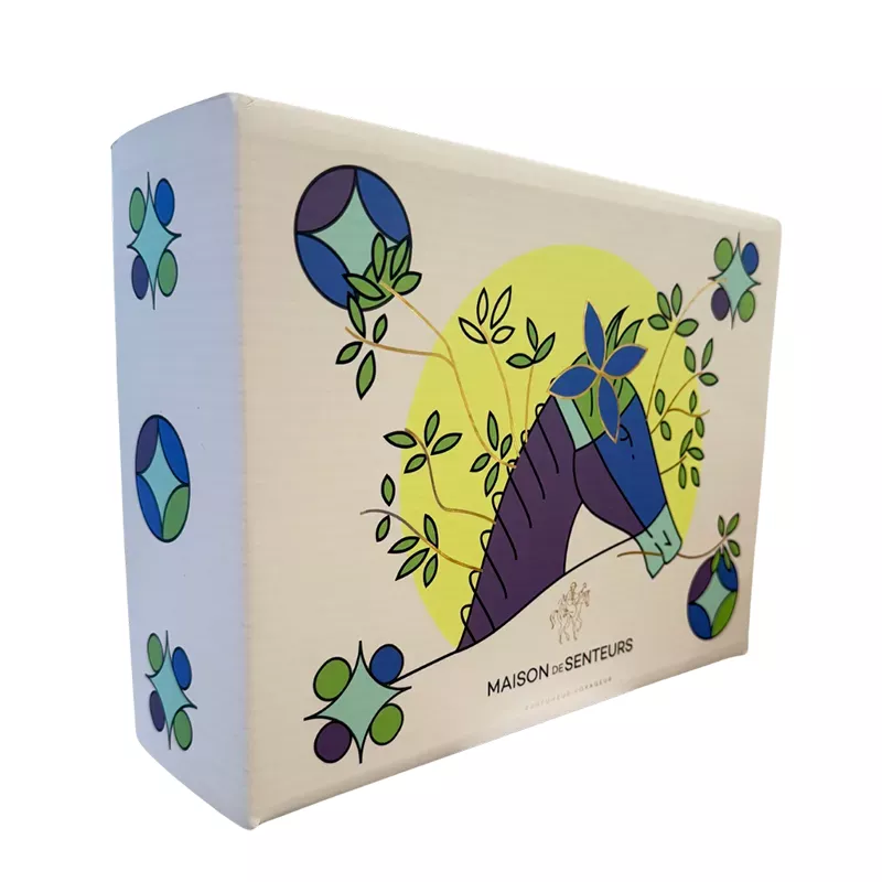 BOX CADEAU Cheval bleu