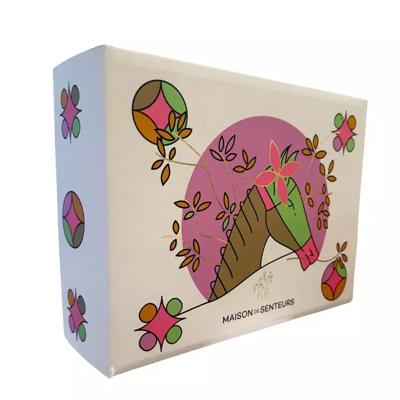 BOX CADEAU Cheval rose