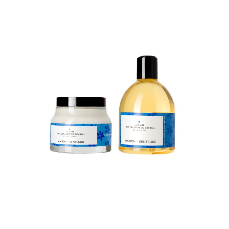 Shower gel & body cream duo