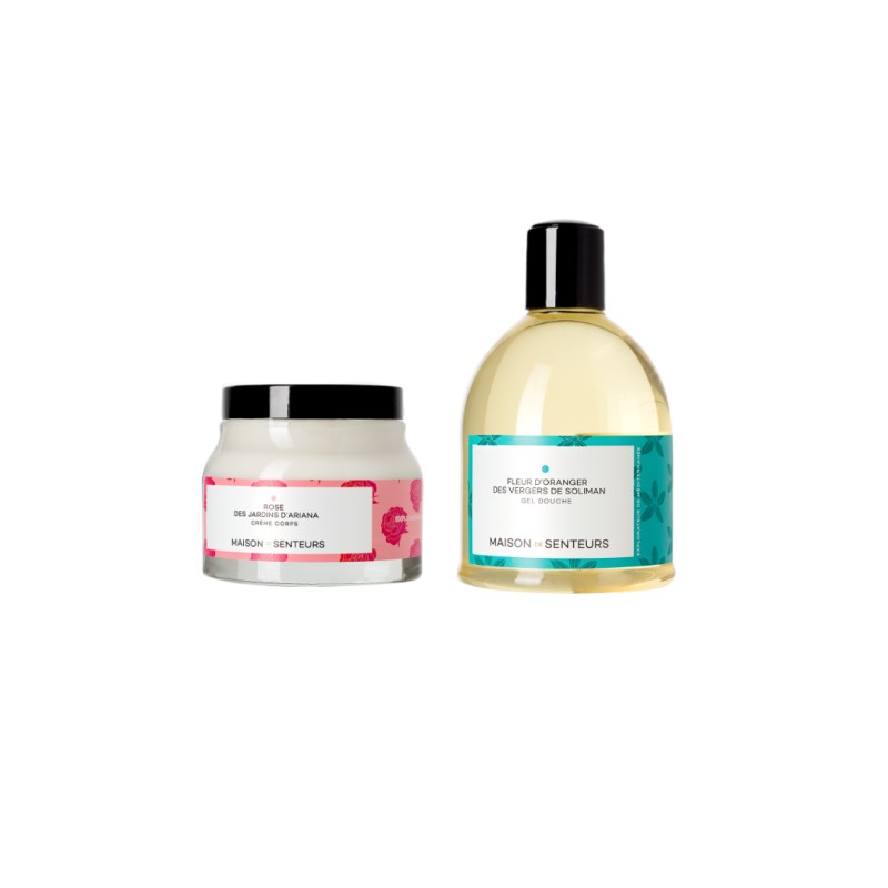 Duo gel douche & crème corps