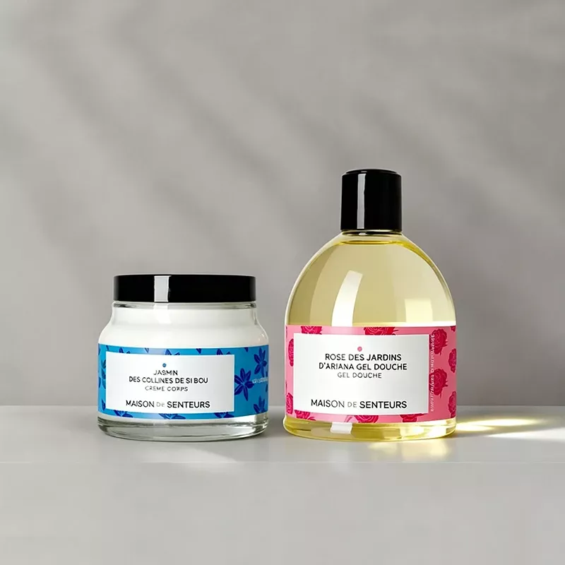 Shower gel & body cream duo